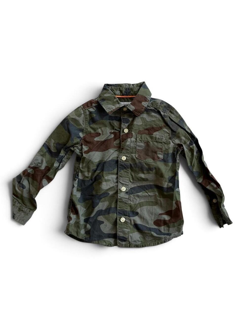 Carter's Camo Button Up Shirt sized 24 months